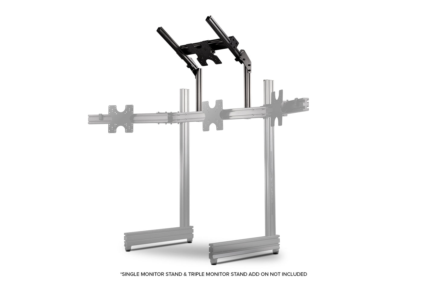 NEXT LEVEL RACING® F-GT ELITE DIRECT MOUNT OVERHEAD MONITOR ADD-ON- Carbon Grey