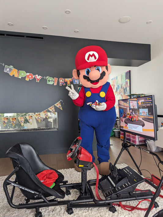 Mario Kart Party Rental Case Study: Custom Racing Simulators for an Epic Kids Birthday