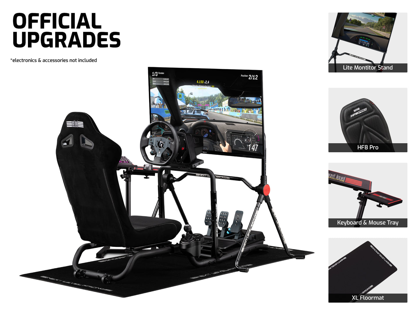 Next Level Racing® RC Foldable Simulator Cockpit (RC F)