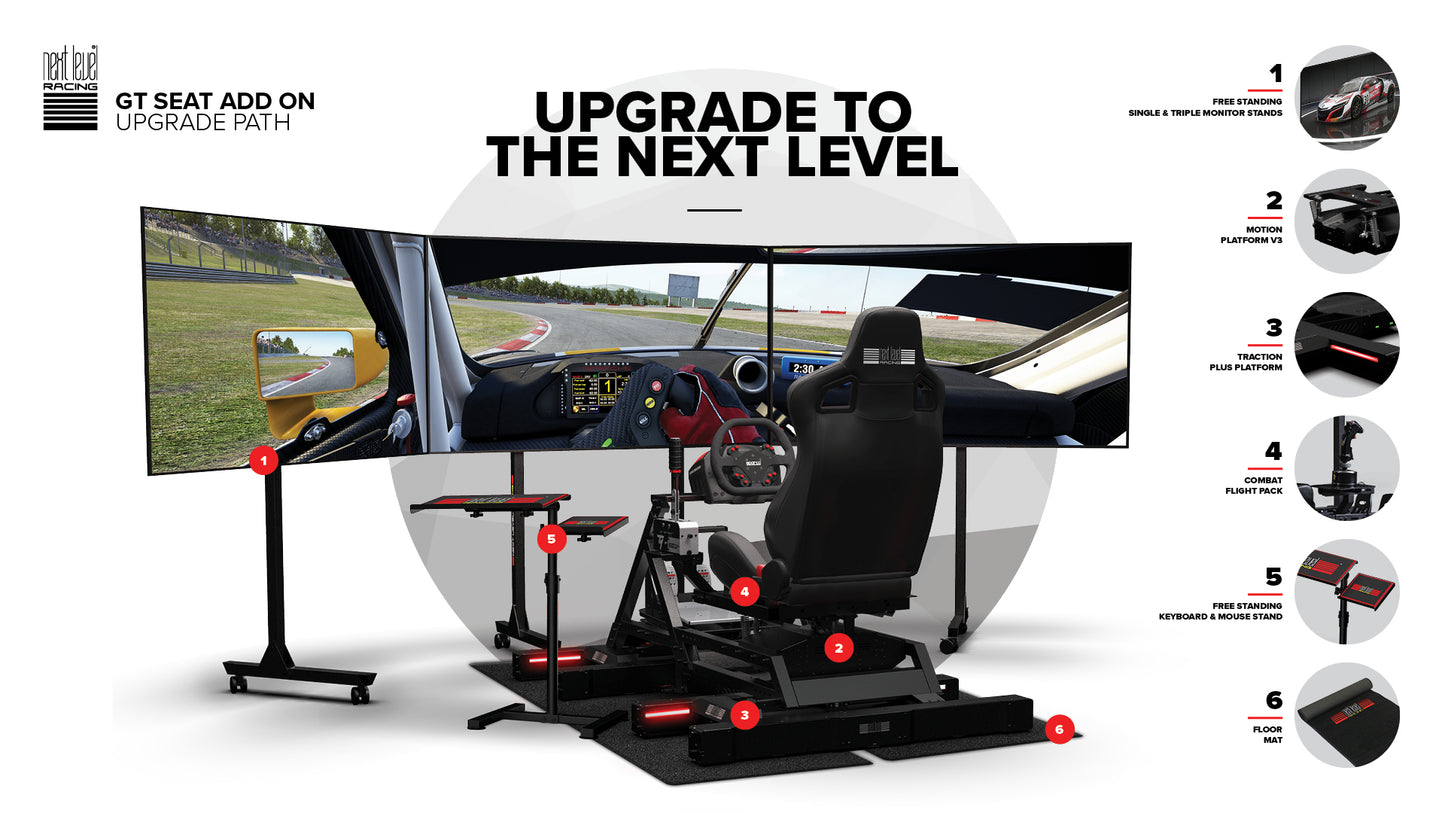 Next Level Racing® GTSeat Add-on for Wheel Stand DD/ 2.0