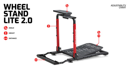 NEXT LEVEL RACING WHEEL STAND LITE 2.0 FOLDABLE WHEEL STAND (NLR-S040)