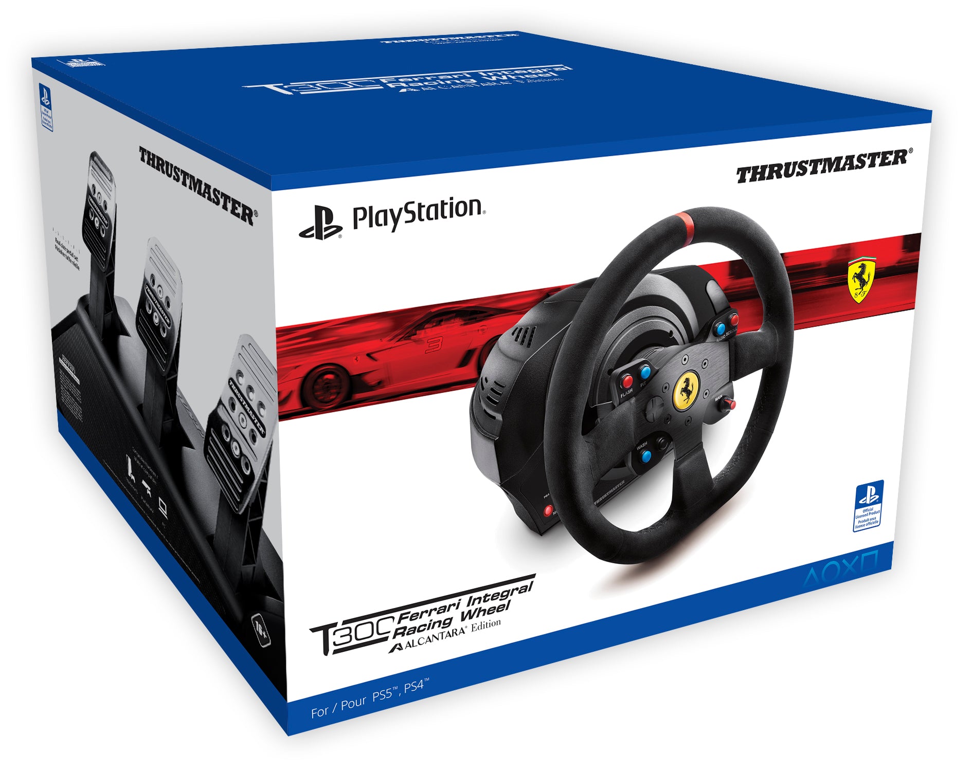 Thrustmaster T300 Ferrari Integral Racing Wheel Alcantara Edition –  SimMontreal