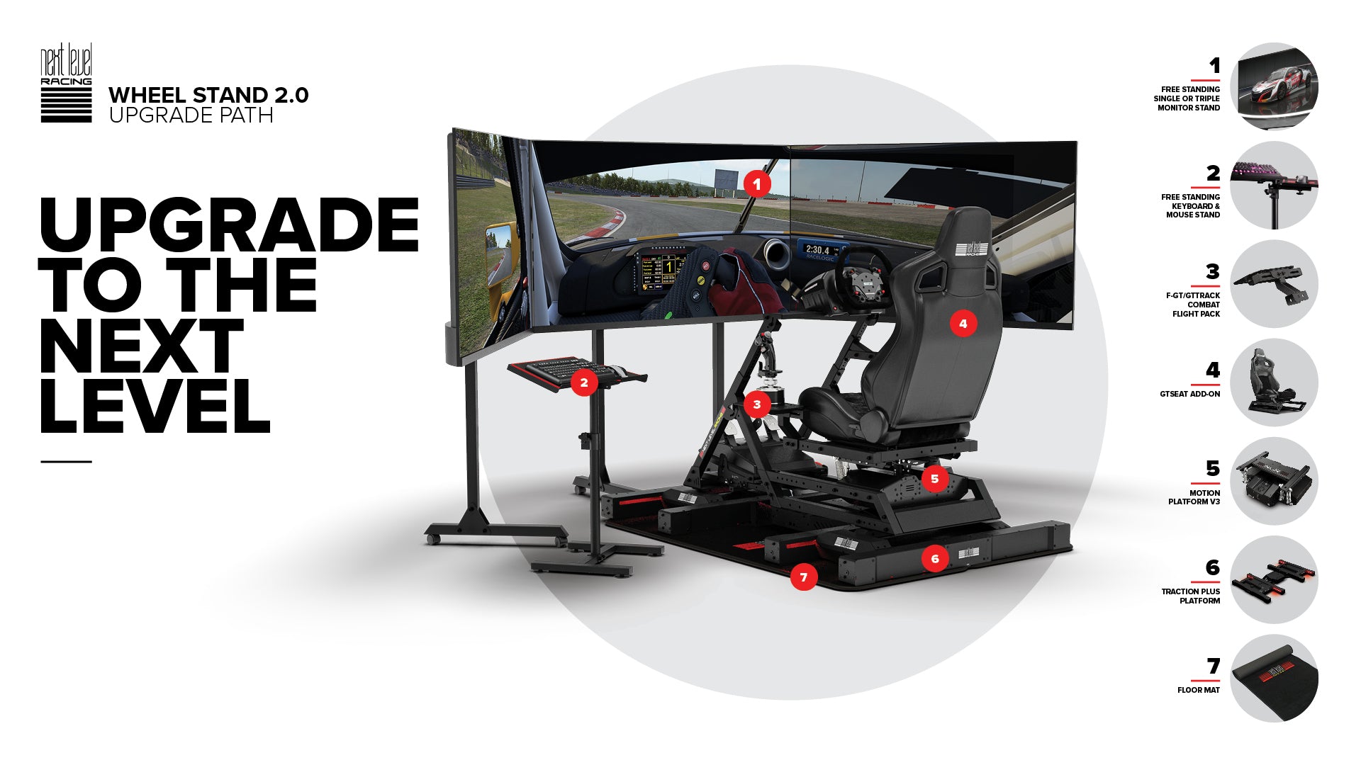 Next Level Racing Wheel Stand 2.0 – SimMontreal